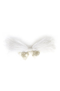 Ivory Feather Clip