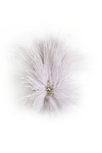 Lavender Feather Clip